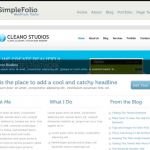 Anonymous SimpleFolio WordPress Theme
