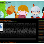 WordPress.org girl WordPress Theme