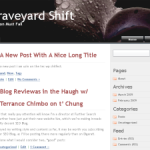 WordPress.org Graveyard Shift WordPress Theme