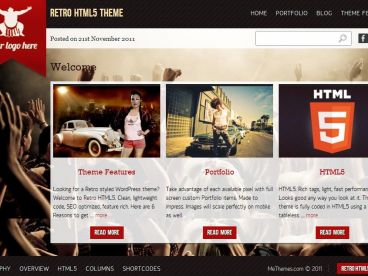 retro-html5 theme