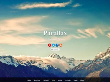 parallax-themify theme