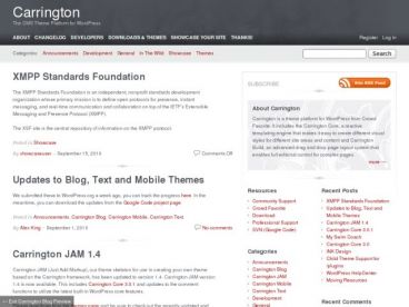 carrington-blog theme