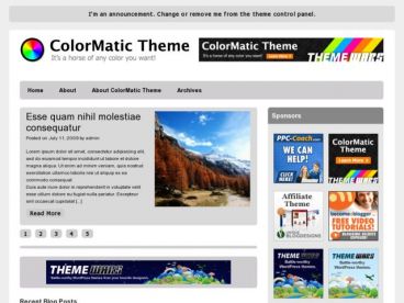 colormatic theme