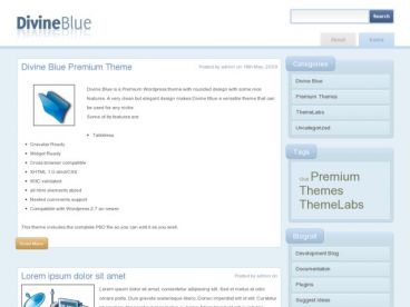 divine-blue theme
