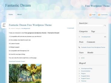 fantastic-dream theme