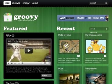 groovy-video theme
