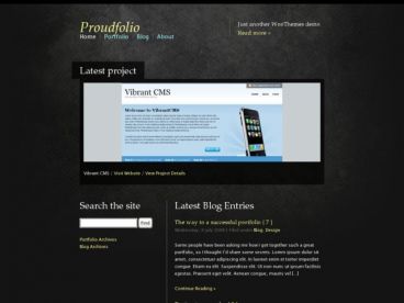 proudfolio theme