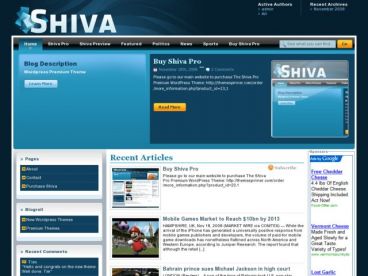 shiva theme