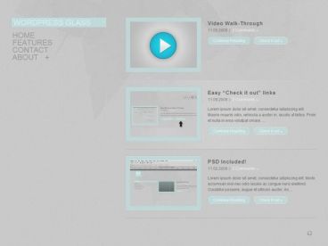 wordpress-glass theme