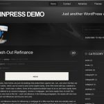 Anonymous AllBlack WordPress Theme