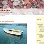 WordPress.org Autumn Leaves WordPress Theme