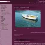 WordPress.org Blackcurrant WordPress Theme