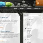 FreeThemeLayouts BlackPad WordPress Theme