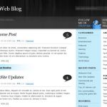 FreeThemeLayouts BlackSapphire WordPress Theme