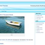 WordPress.org Blue Clean WordPress Theme