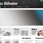 Anonymous Blue Rooster WordPress Theme