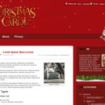 Anonymous Christmas Carol WordPress Theme