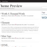WordPress.org Design Notes WordPress Theme