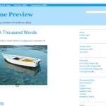 WordPress.org Fluid Blogging WordPress Theme
