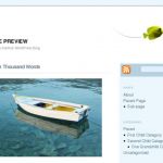 WordPress.org Gone fishing WordPress Theme