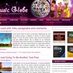 NewWpThemes Music Globe WordPress Theme