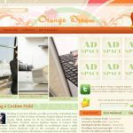 Anonymous Orange Dream WordPress Theme