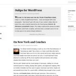 AndreaMignolo Oulipo WordPress Theme