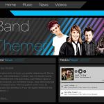 Bandthemer Stripes WordPress Theme