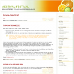 WordPress.org Aestival WordPress Theme