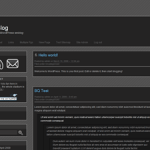 WordPress.org Black Hat WordPress Theme