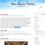 WordPress.org BlueClouds WordPress Theme