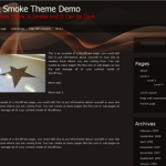 WordPress.org Dark Smoke WordPress Theme