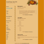 WordPress.org Harvest WordPress Theme