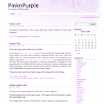 WordPress.org PinknPurple WordPress Theme