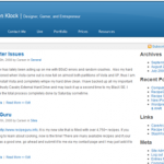 WordPress.org Simplistic Blue WordPress Theme