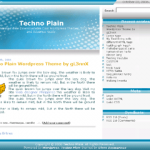 WordPress.org Techno Plain WordPress Theme