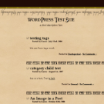 WordPress.org The Lord of the Rings WordPress Theme