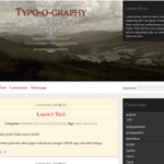 WordPress.org Typo-o-graphy WordPress Theme