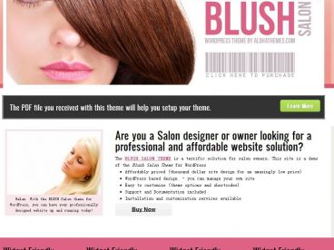 blush-salon theme