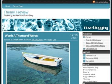 blogaholic-blue theme