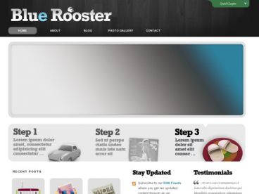 blue-rooster theme