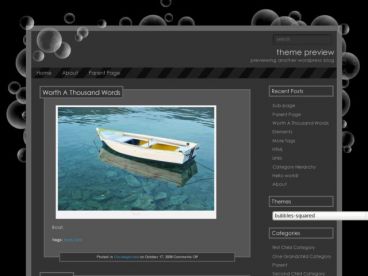 bubbles-squared theme