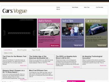 carsvogue theme