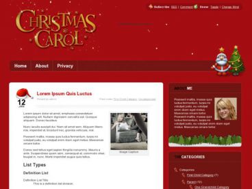 christmas-carol theme