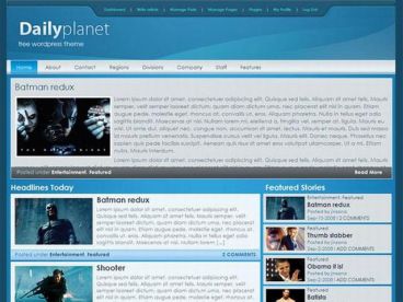 dailyplanet theme