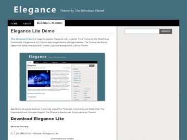 elegance-lite theme