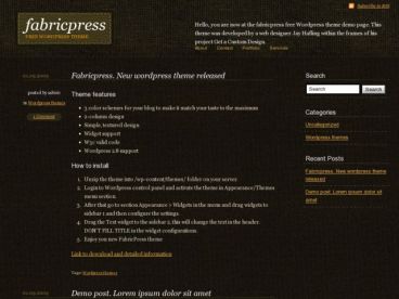 fabricpress theme