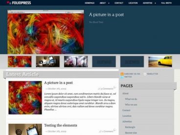 foliopress theme