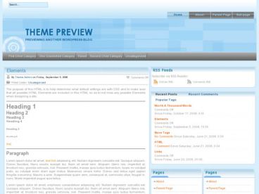 fresh-blog theme