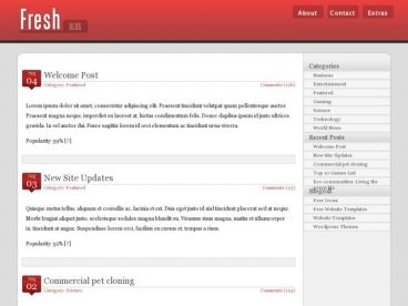 freshblog theme